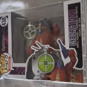 Funko POP! Rocks Iron Maiden Cyborg Eddie #438 (Unopened, Damaged Box)